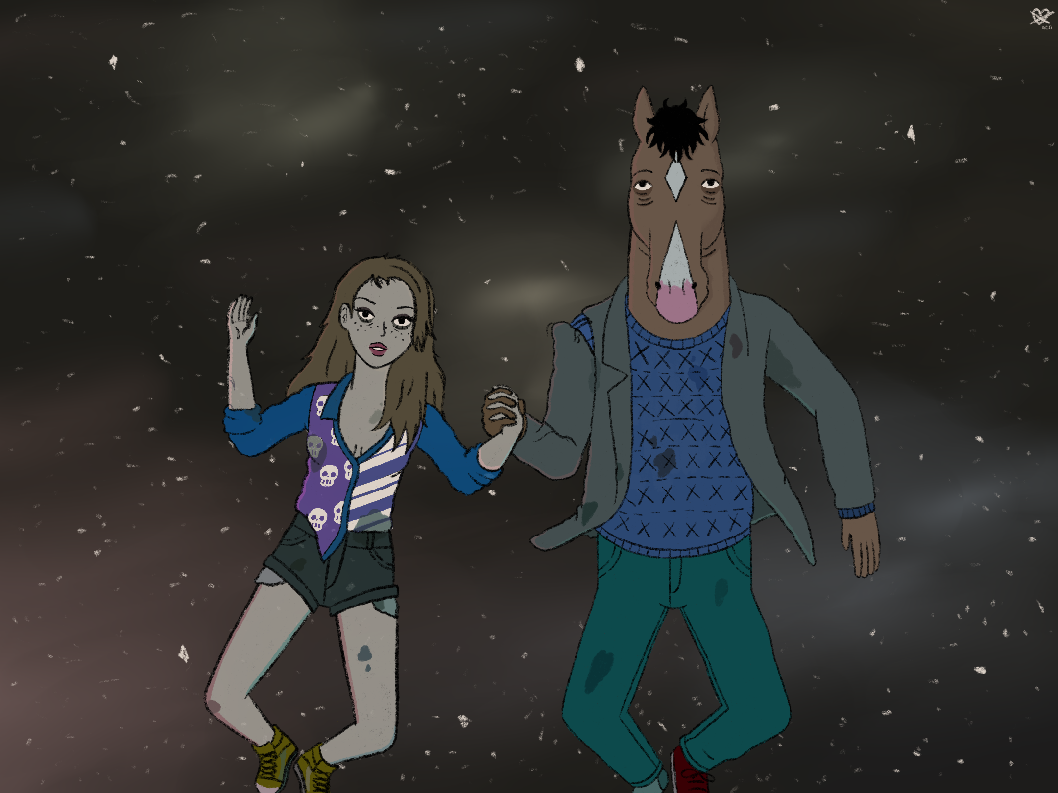 bojack shot redraw