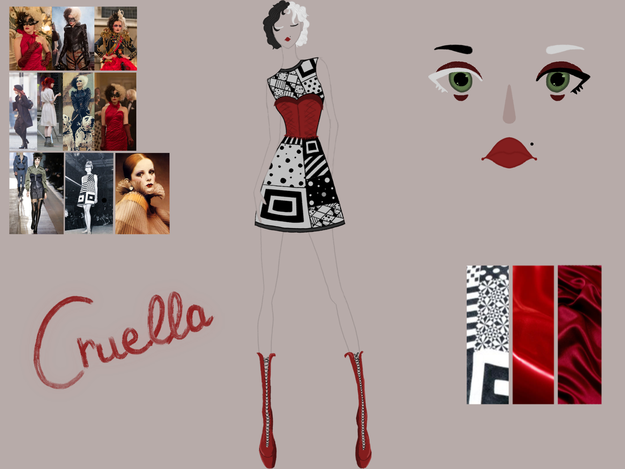cruella moodboard